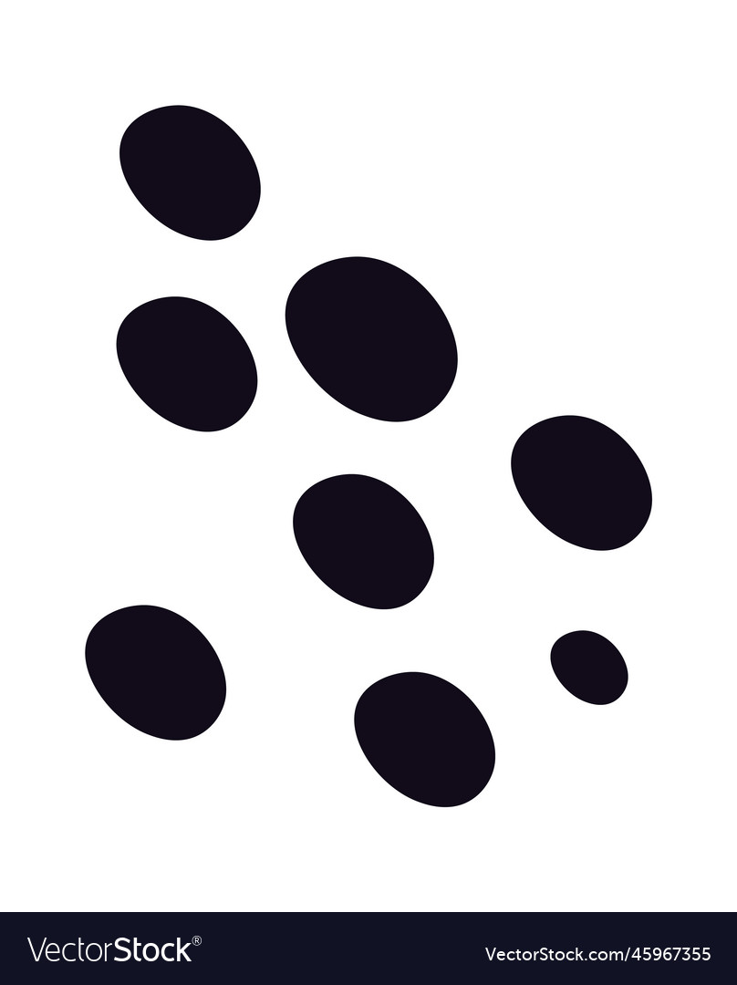 Abstract colorful spot design element