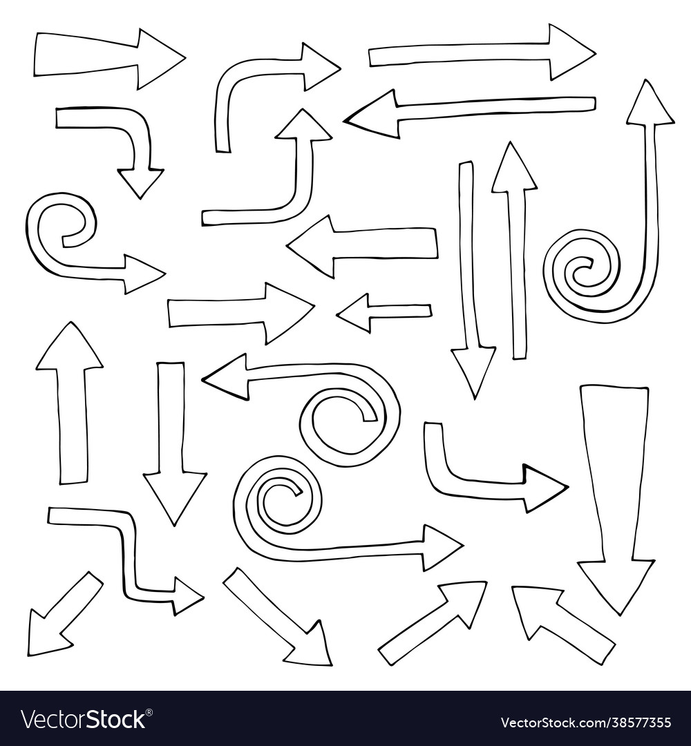 Arrow set - a designs in different