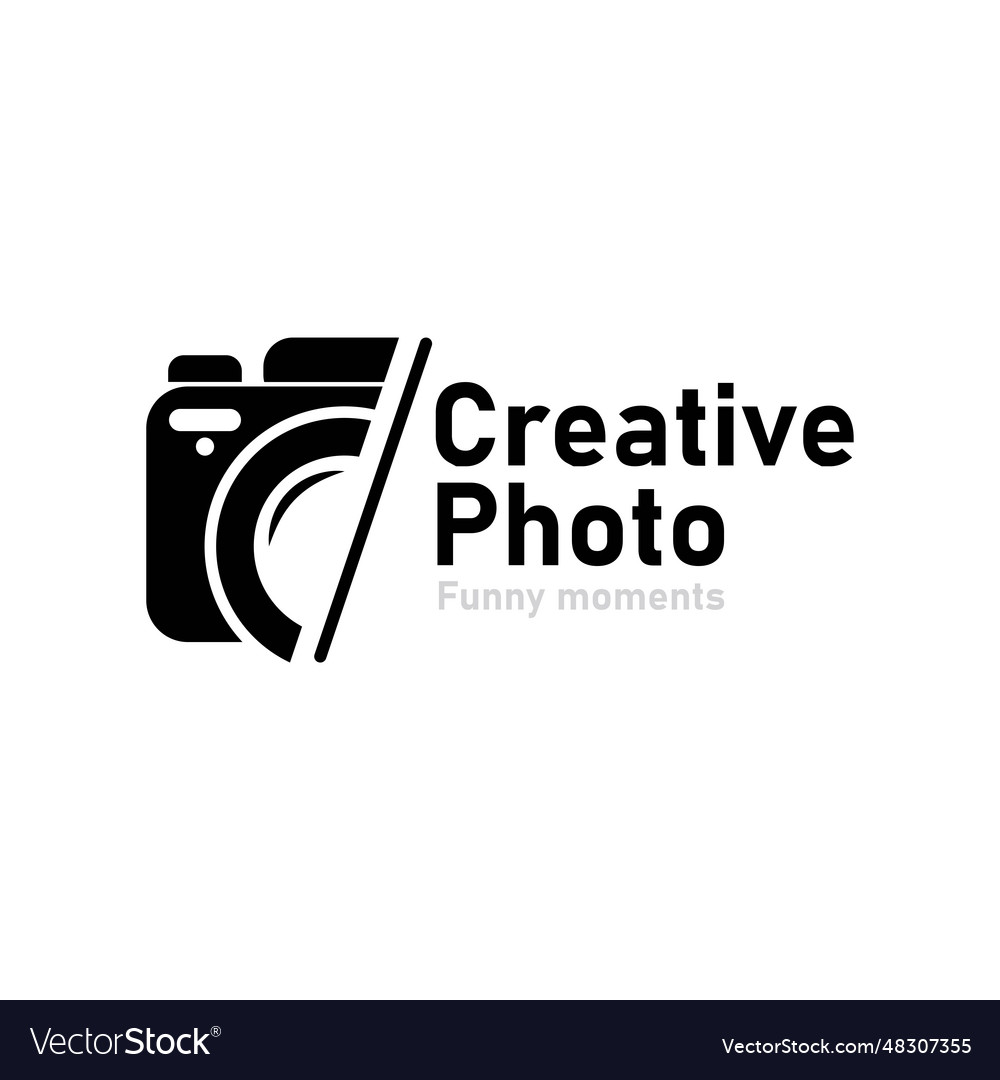 Camera photography logo icon template