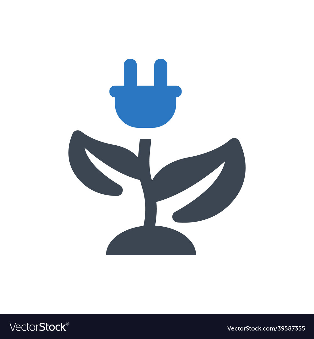 Eco energy icon