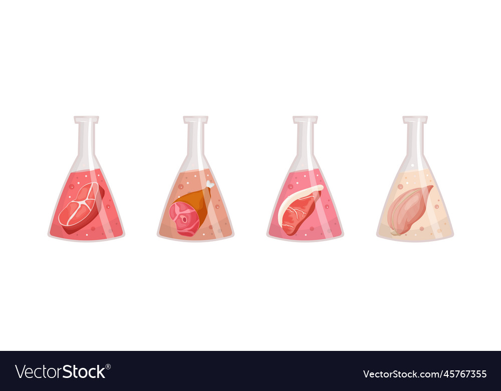 Lab grown meat image editable