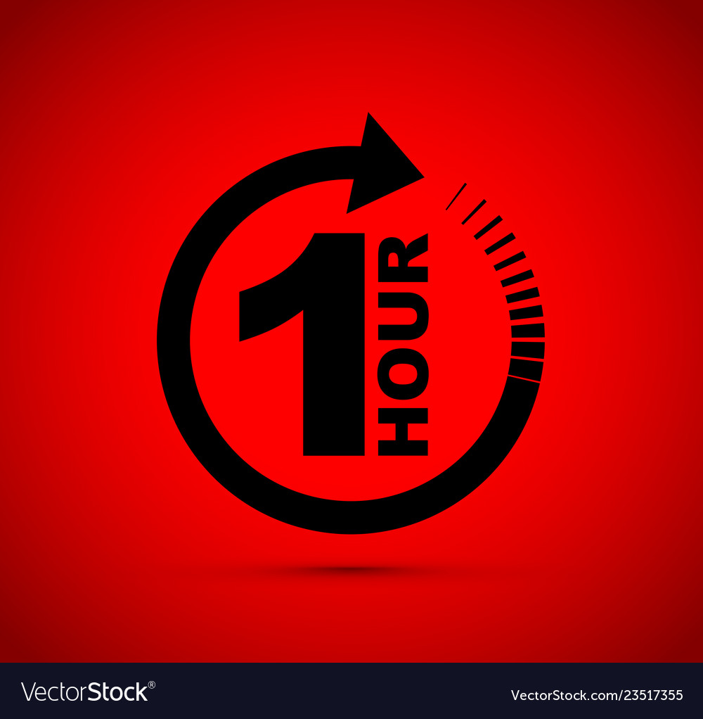 One Hour Timer Icon