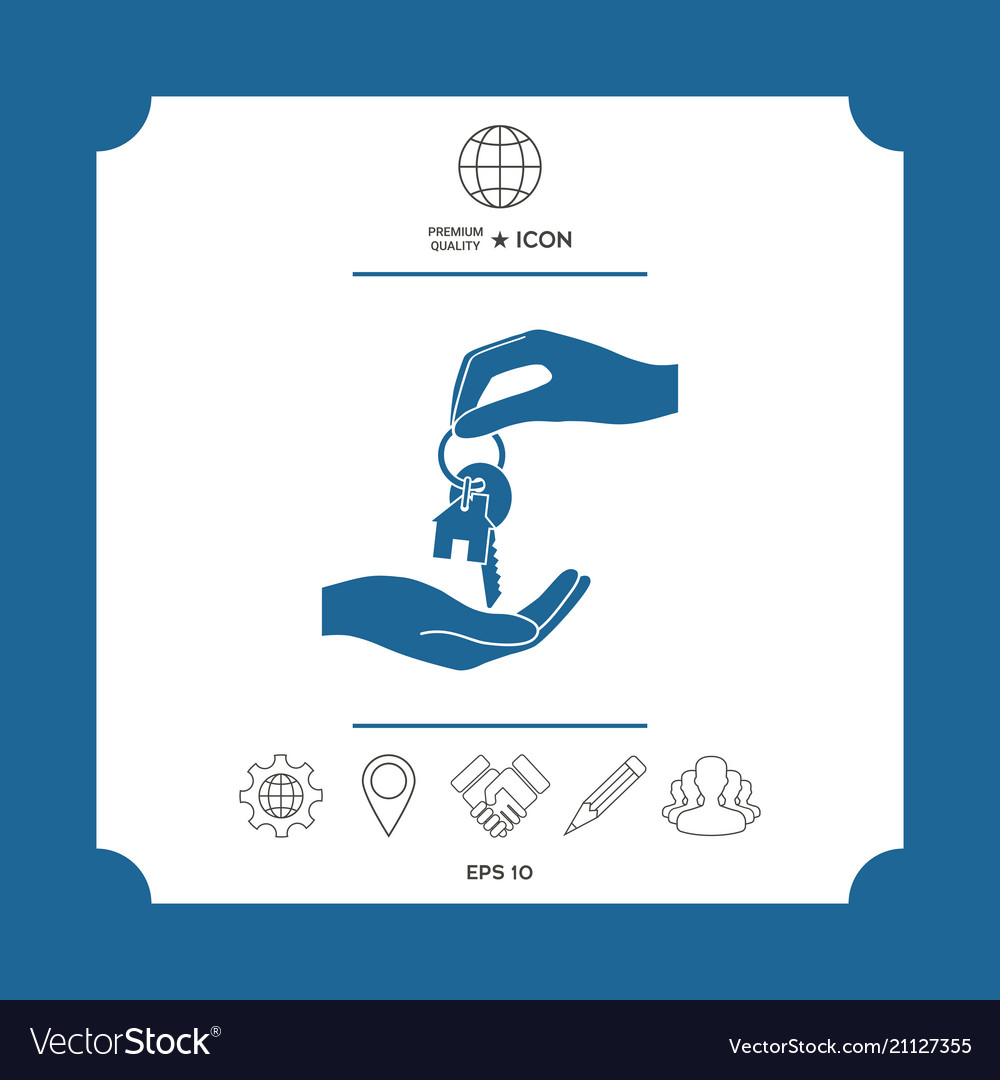 Receiving the key with keychain shaped like