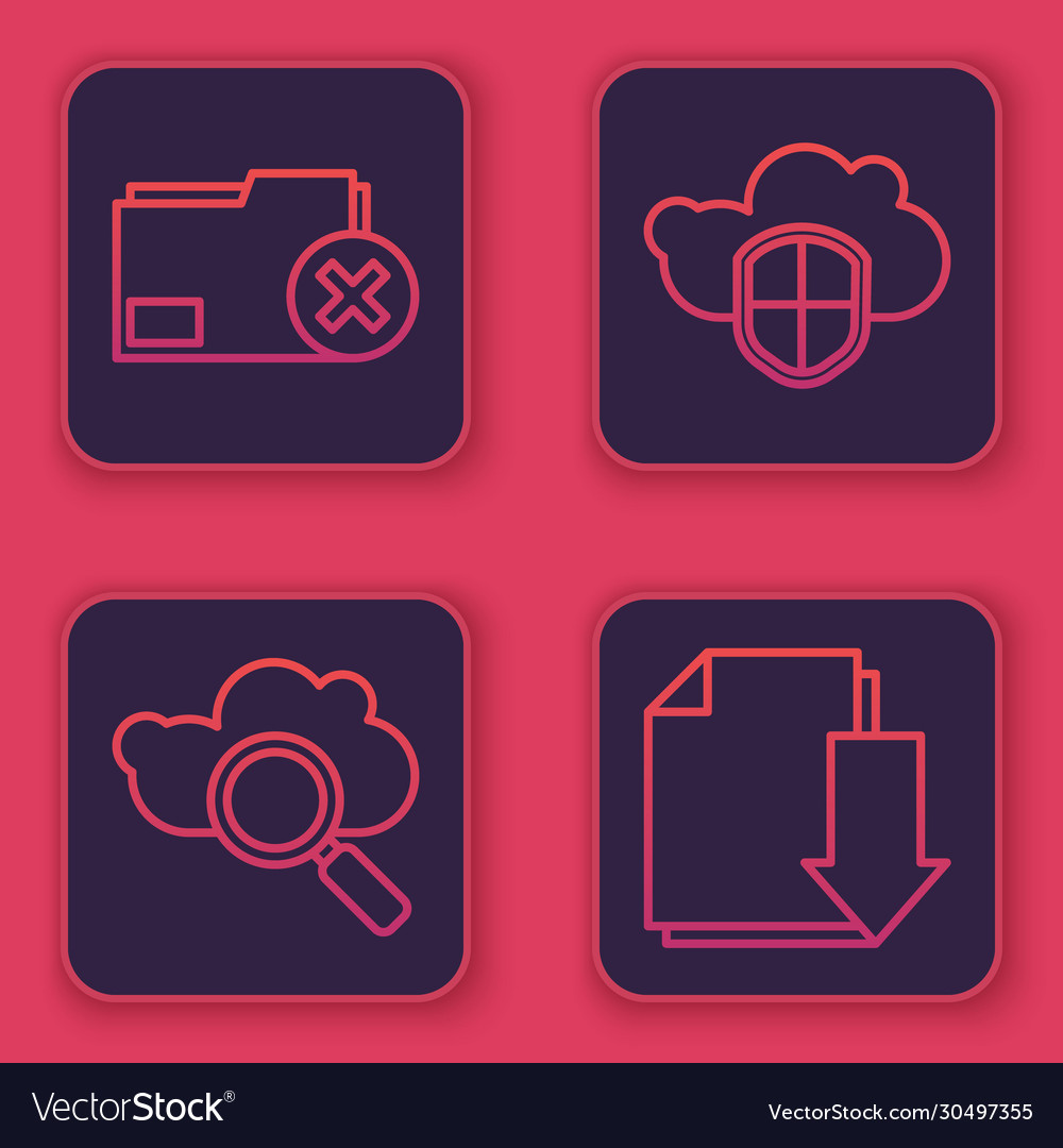 Set line delete folder search cloud computing