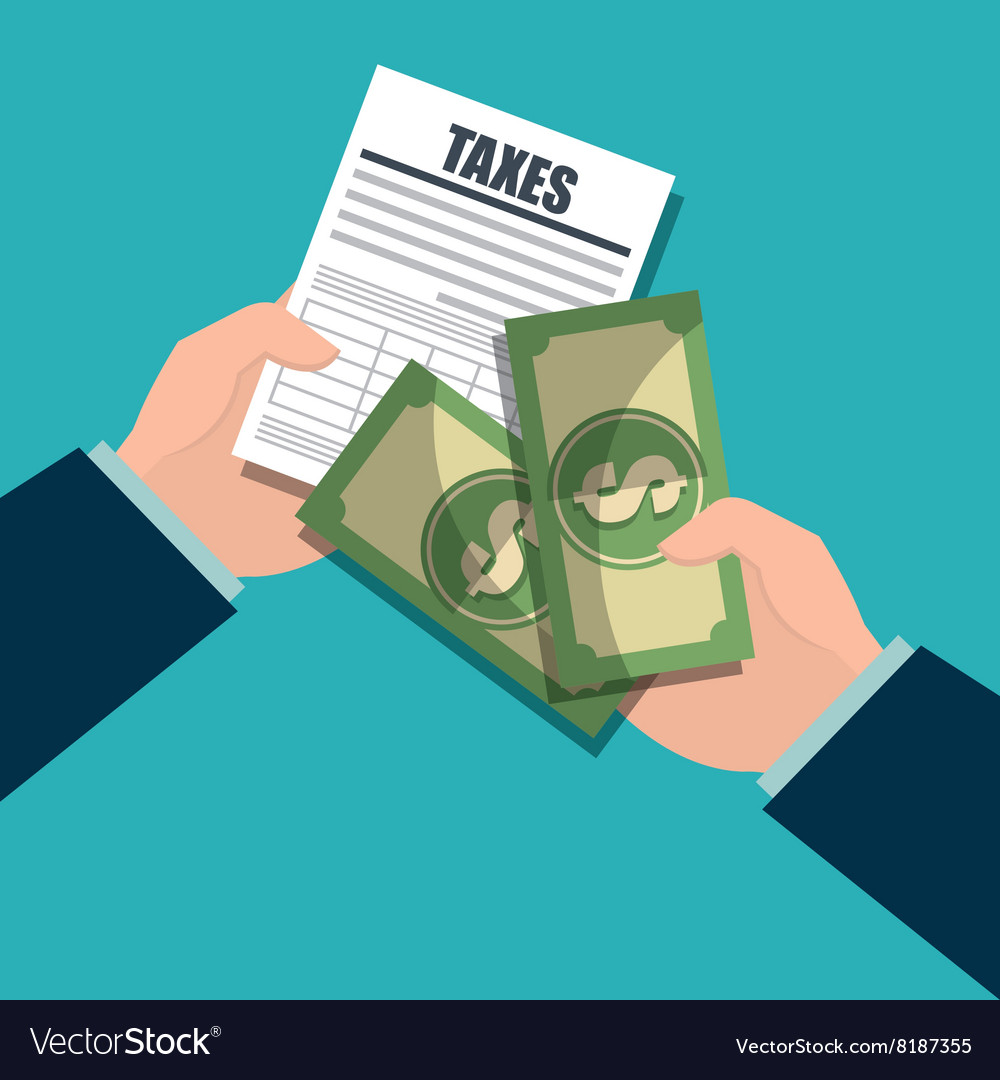 Tax time design Royalty Free Vector Image - VectorStock