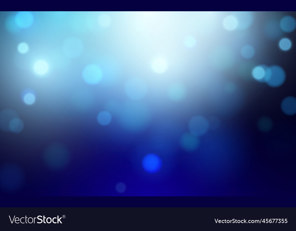 Underwater bokeh soft light abstract background Vector Image