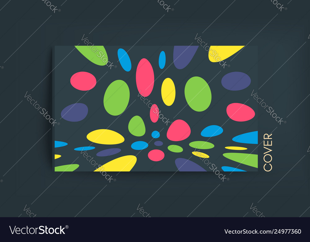 Abstract Colorful Circles Background