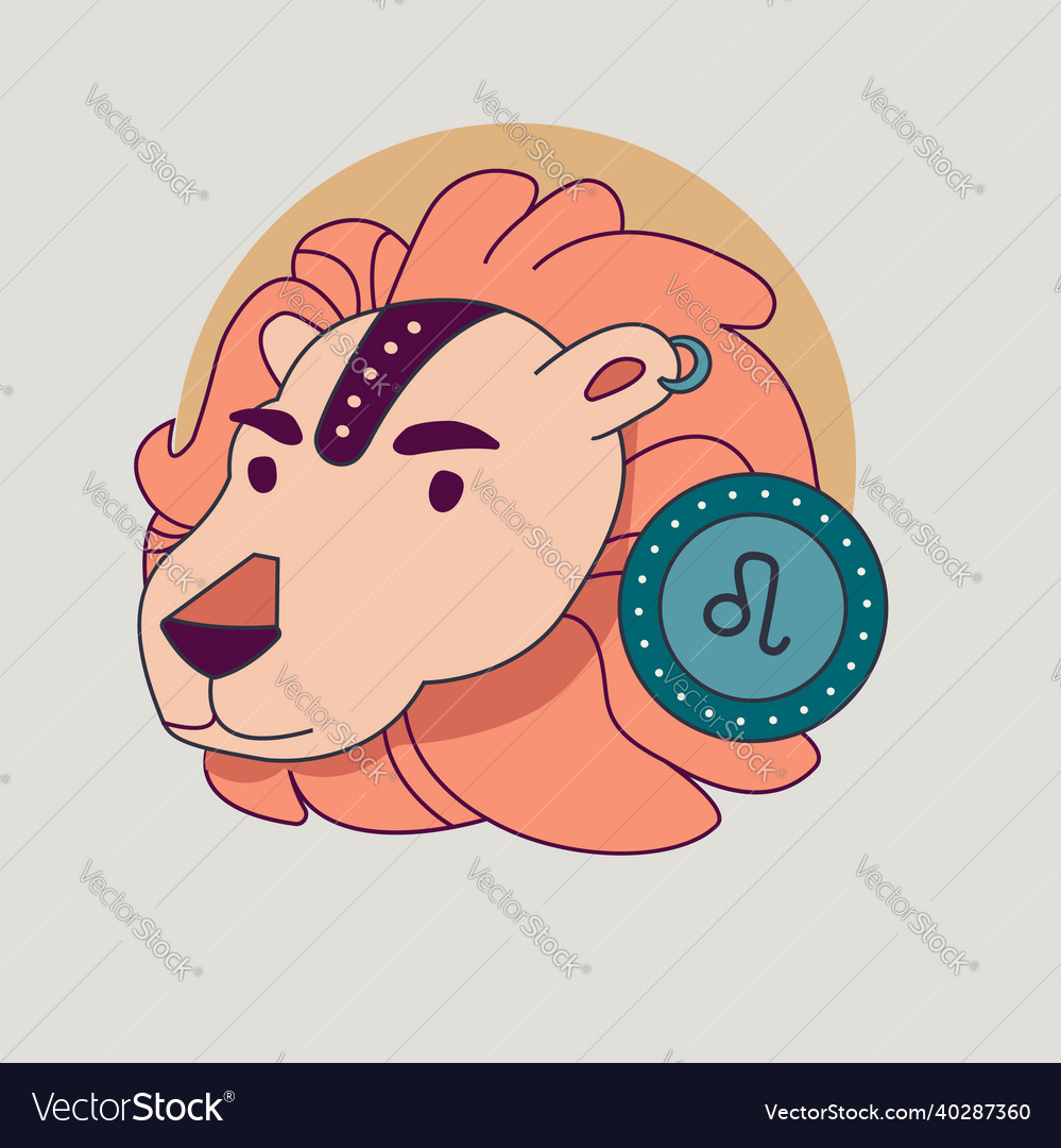 Cartoon zodiac sign flat design