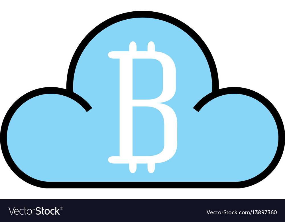 Cloud computing isolated icon