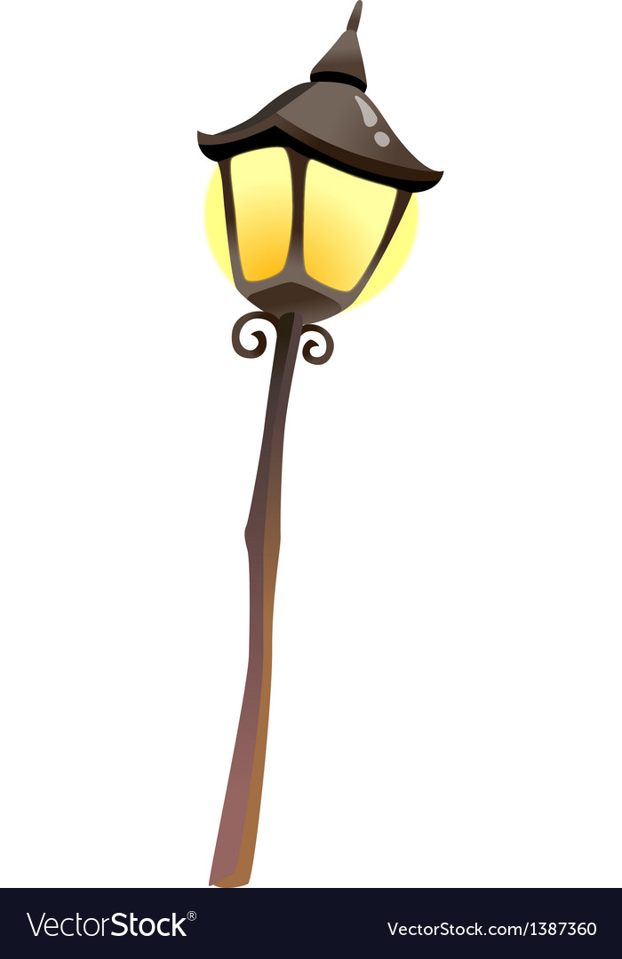 Icon street light Royalty Free Vector Image - VectorStock