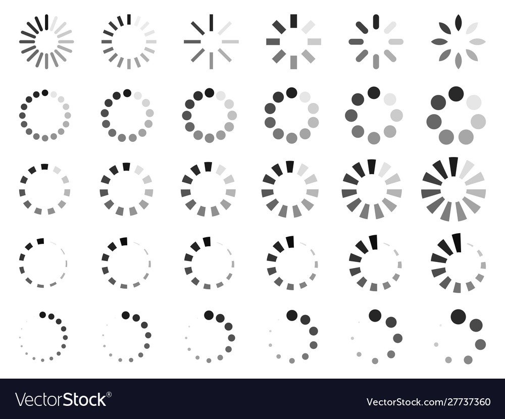 Loading icons set