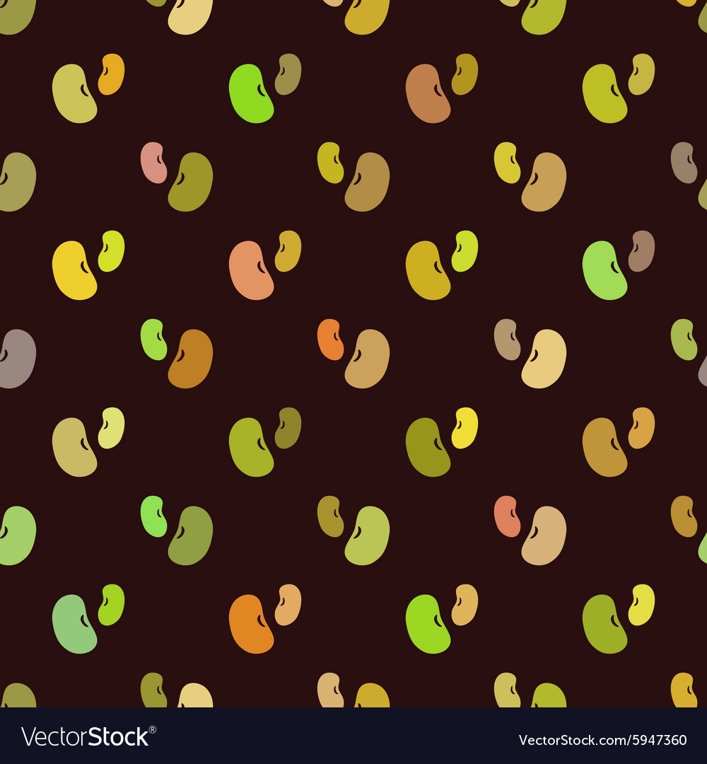 Seamless background with beans and nuts