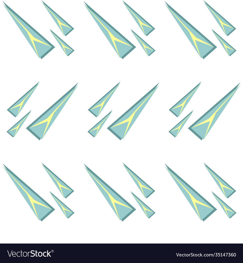 Seamless pattern triangles different