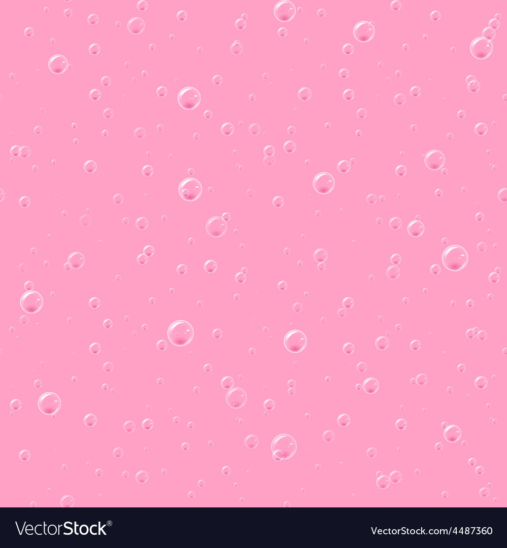 Seamless pattern with bubbles