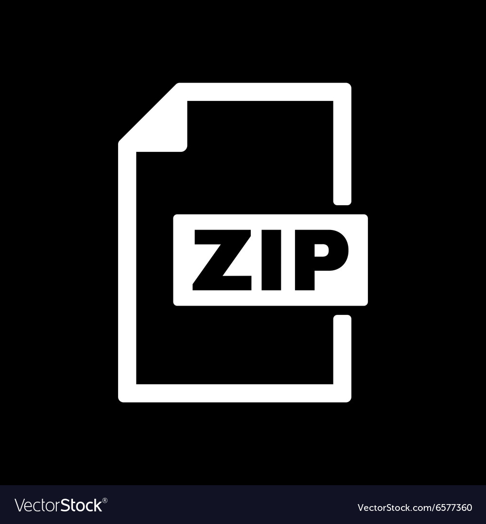 Zip file icon archive and compressed symbol