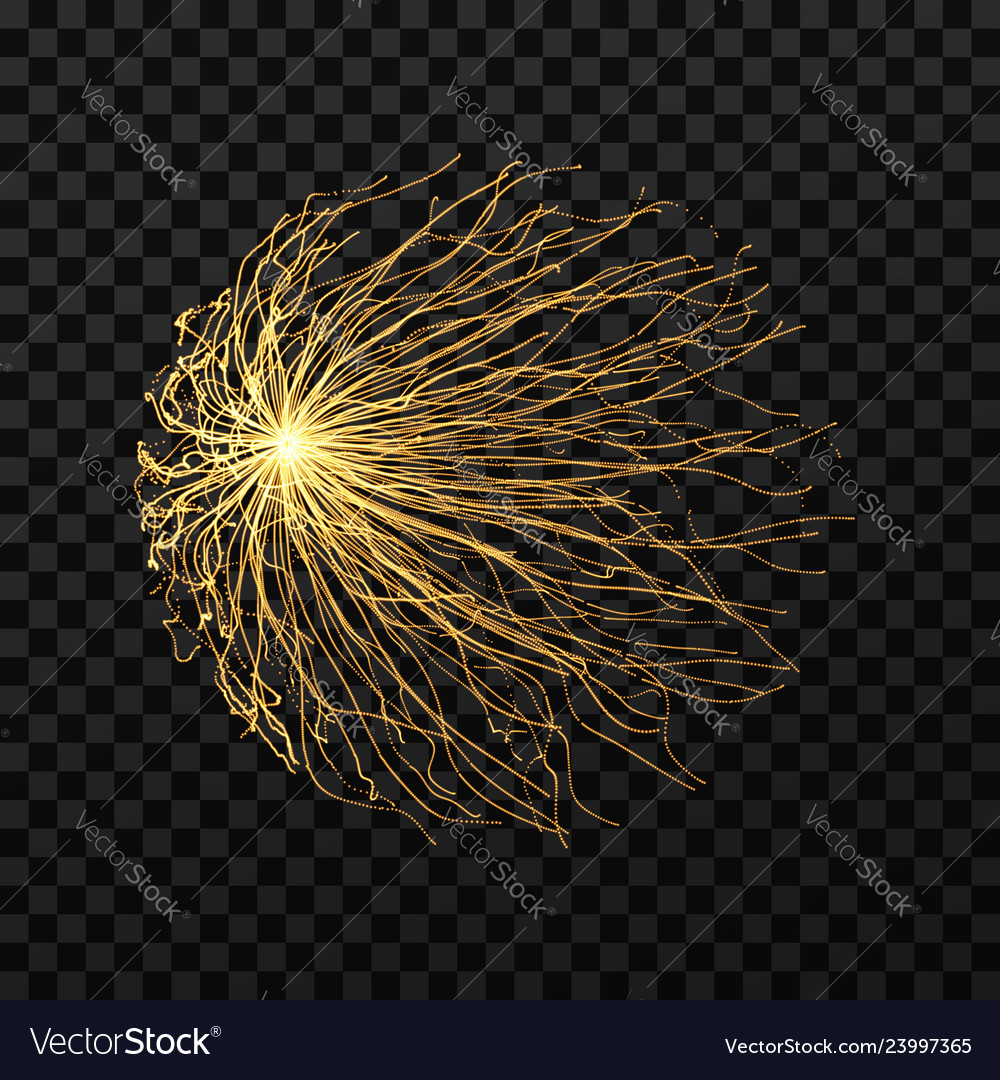 Array with dynamic particles 3d futuristic grid Vector Image Array with dynamic particles 3d futuristic grid