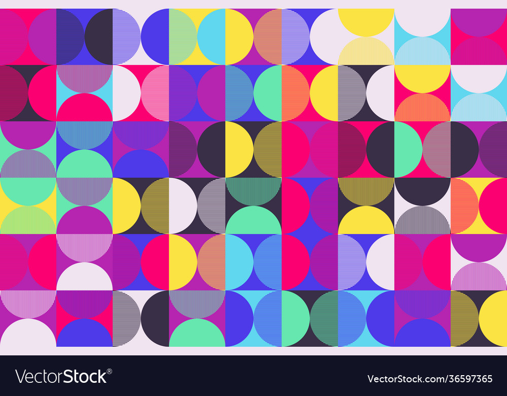 Circular abstract pattern design Royalty Free Vector Image