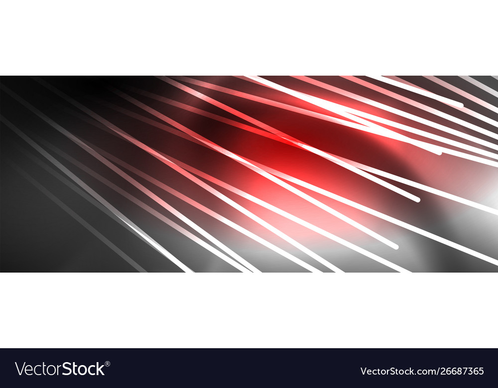 Color light with lines outer space background vector image Color light with lines outer space background