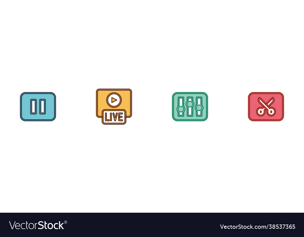 Set pause button live stream sound mixer