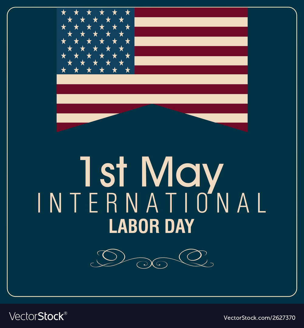 Abstract labor day background with special objects