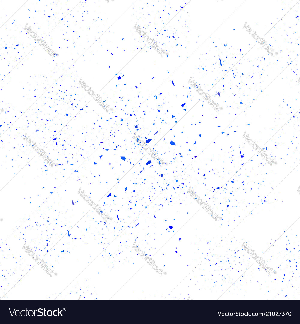 Blue confetti seamless pattern isolated set Vector Image