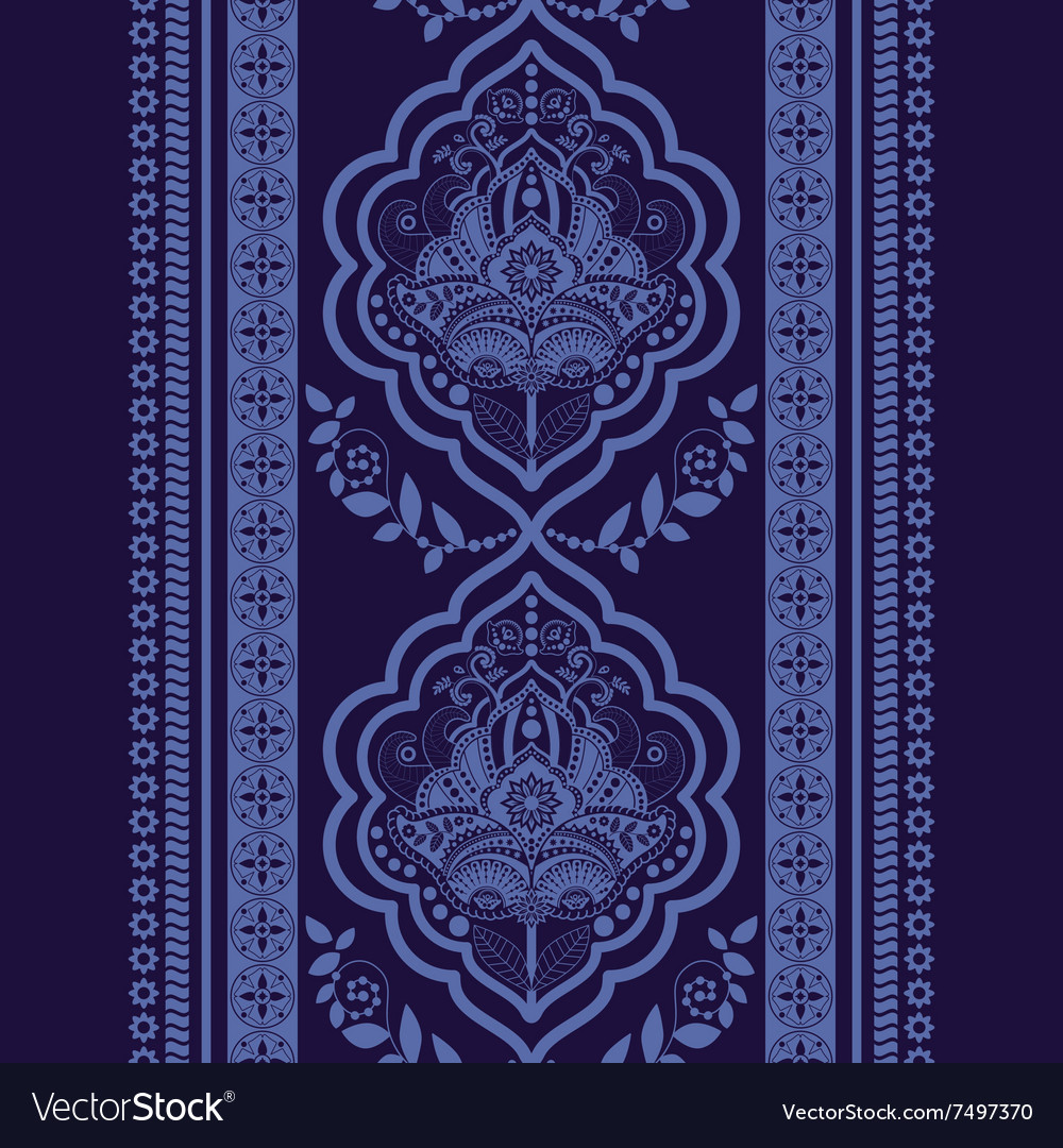 Damask seamless pattern