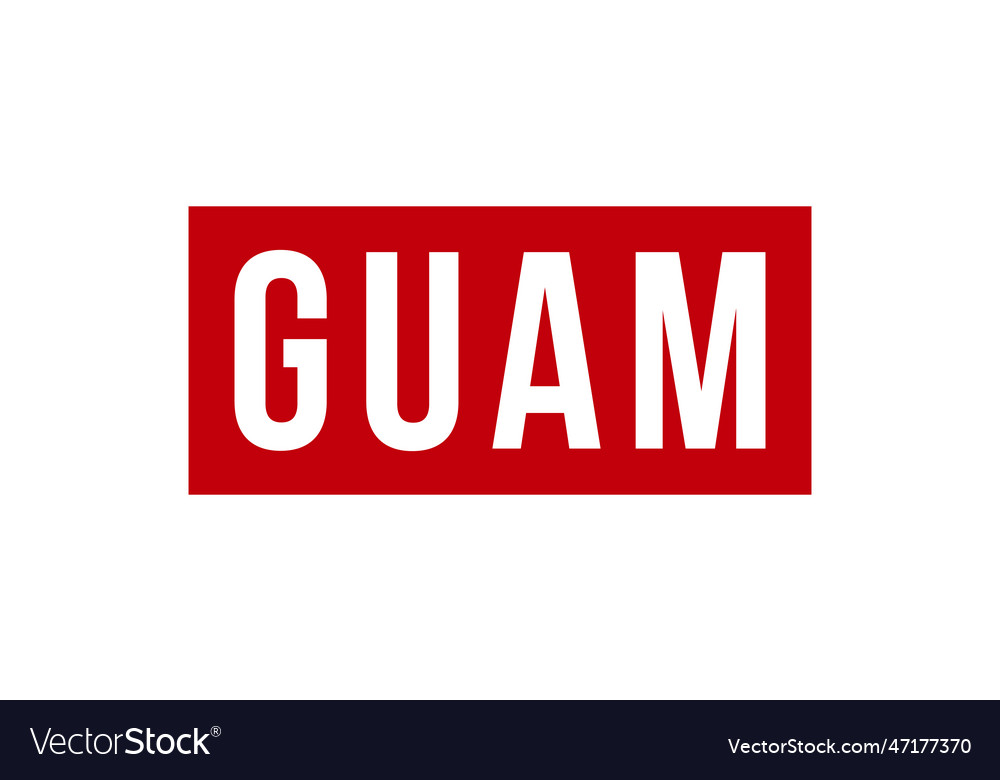 Guam rubber stamp seal