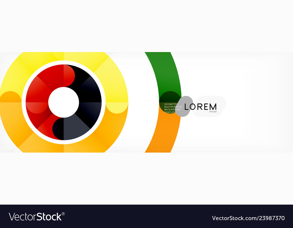 Line design circles abstract background vector image Line design circles abstract background