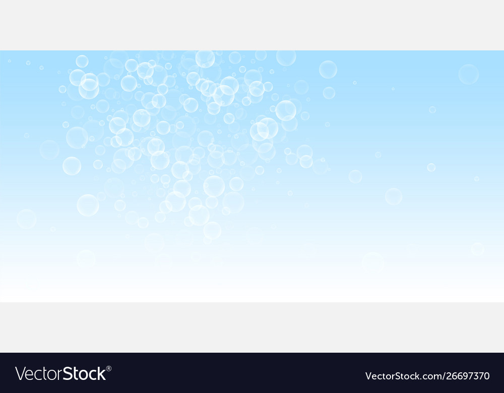 Random soap bubbles abstract background blowing b