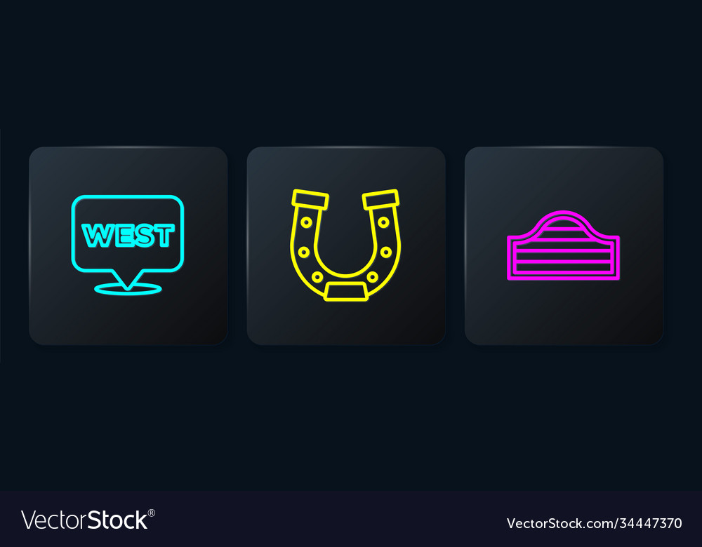 Set line pointer to wild west saloon door vector image Set line pointer to wild west saloon door