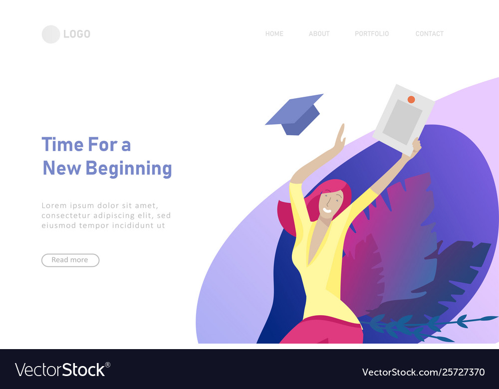 Set web page design templates with relaxed Vector Image Set web page design templates with relaxed