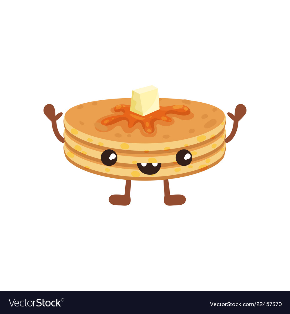 Smiling Pancake Stack