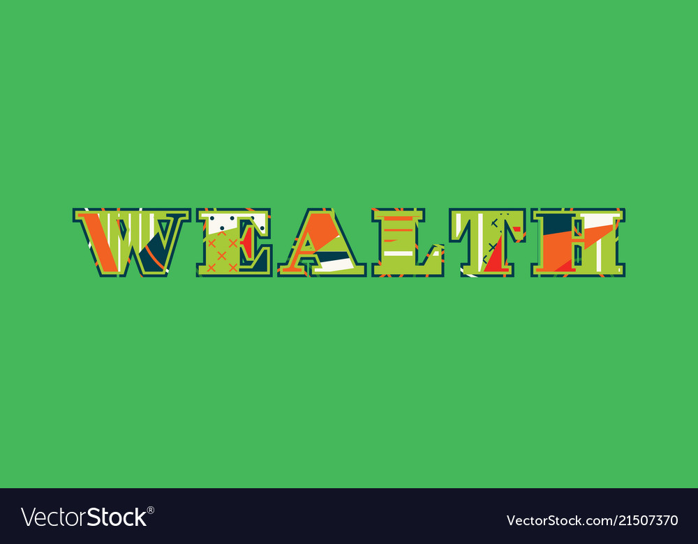 wealth-concept-word-art-royalty-free-vector-image