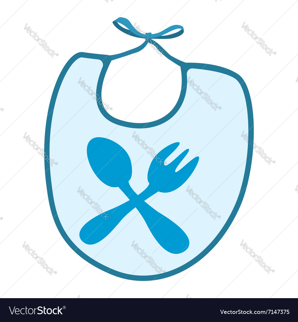 cartoon baby bib