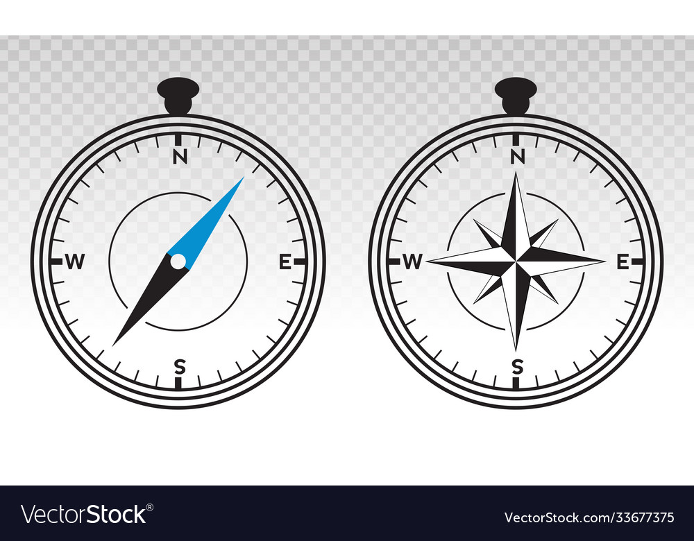 Kompass Rose oder Wind flache Ikone