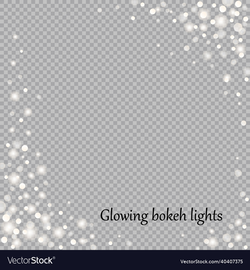 Glow Bokeh Lights Sparkles Frame