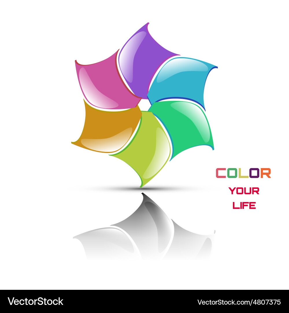 Logo flower Royalty Free Vector Image - VectorStock