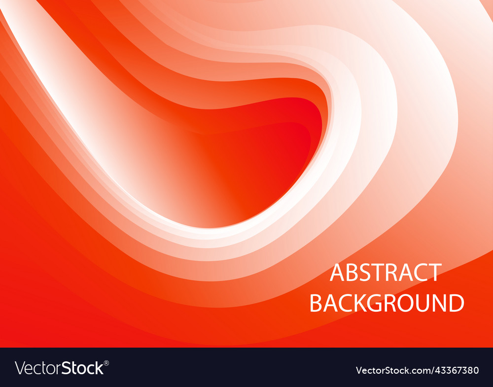 Abstract background orange and white line curve