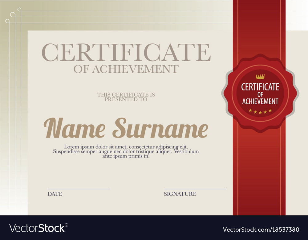 Blank certified border template