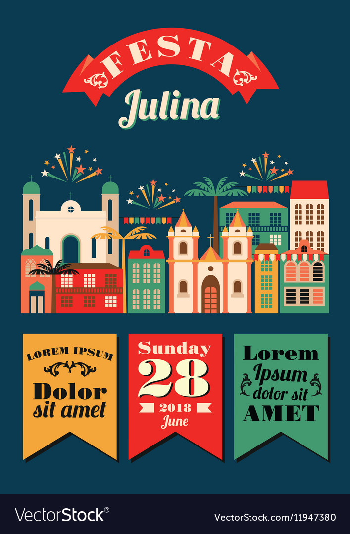Feier der brasilianischen Juni Party