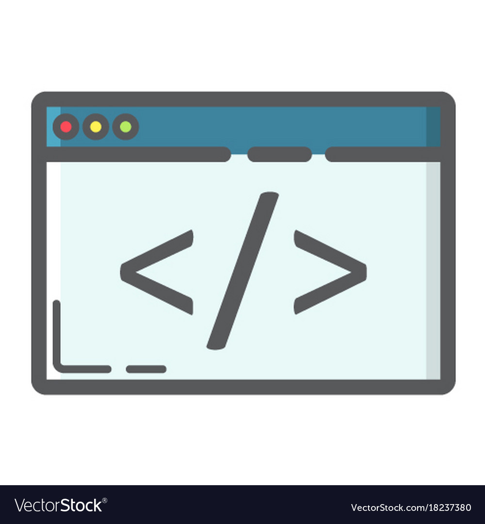 Custom coding filled outline icon seo development