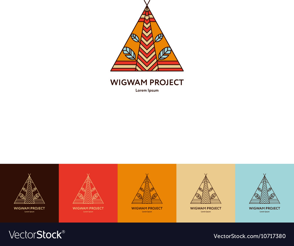 Set of wigwam logo