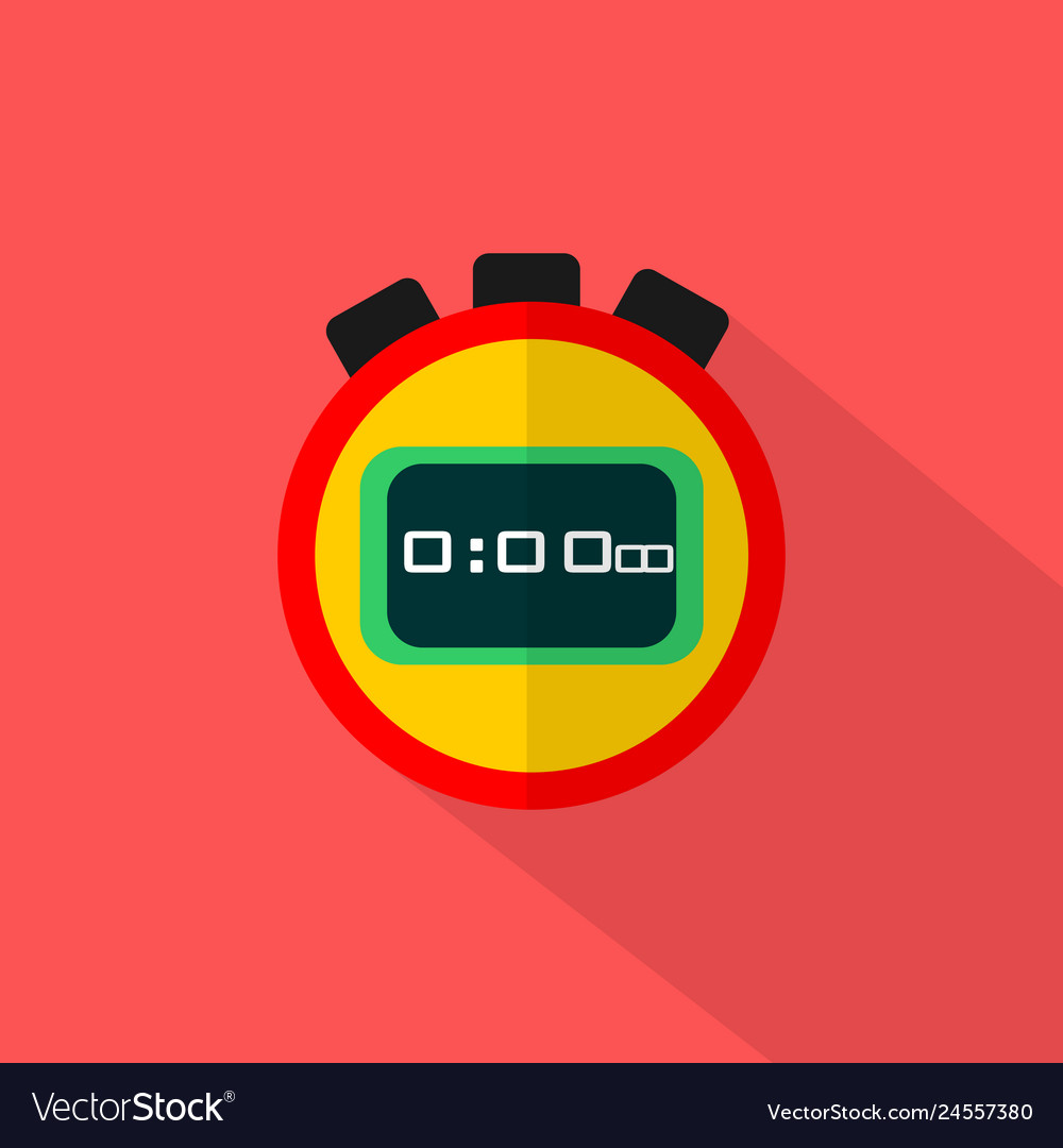 Stopwatch icon set great flat icons