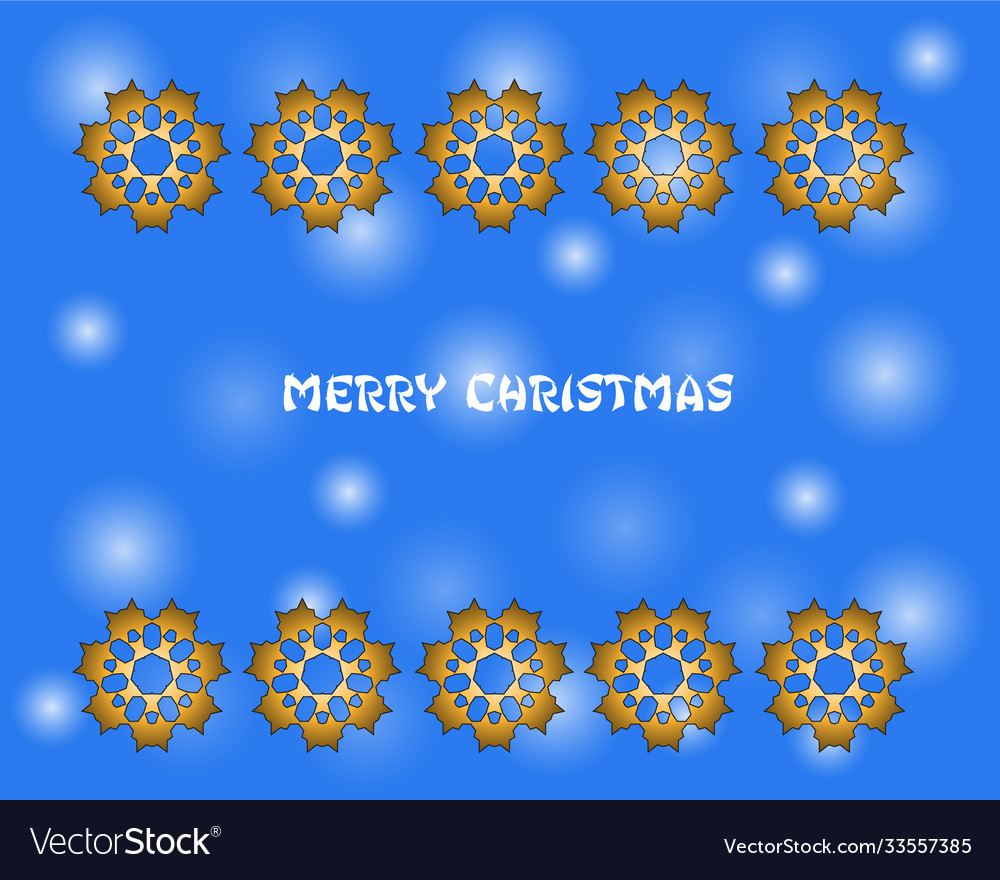 Christmas decorations on blue background