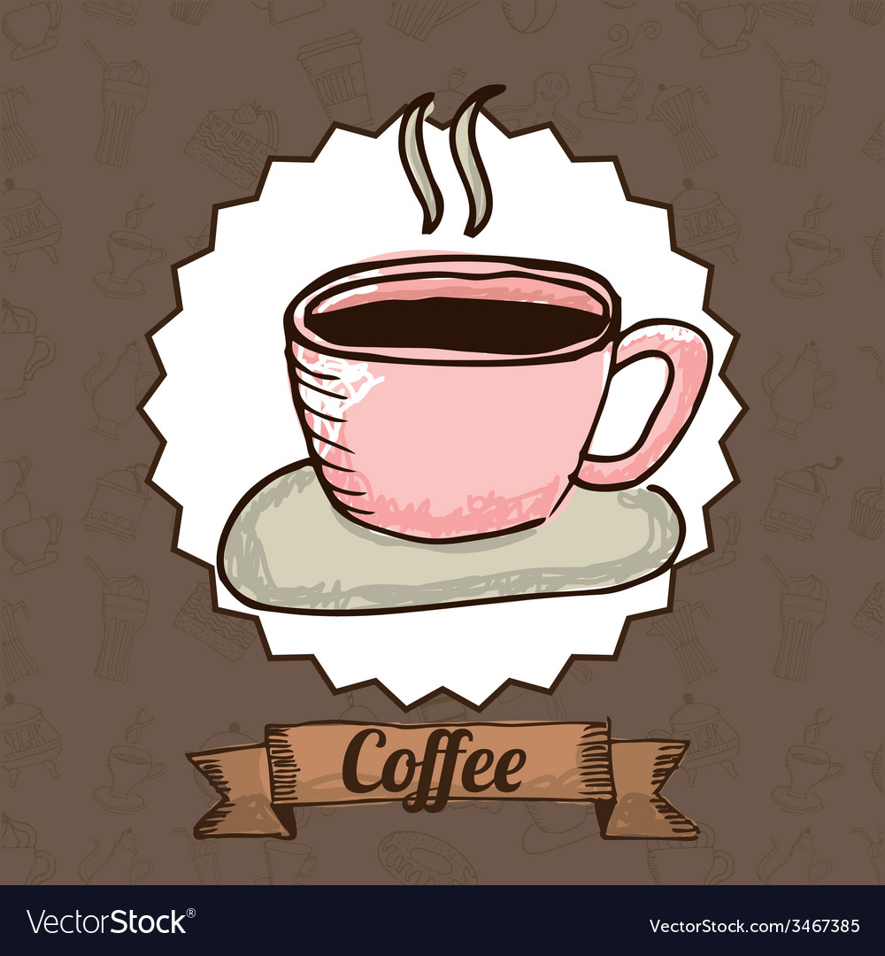 Coffee design Royalty Free Vector Image - VectorStock