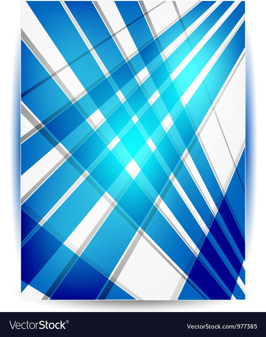Dynamic Blue Abstract Header