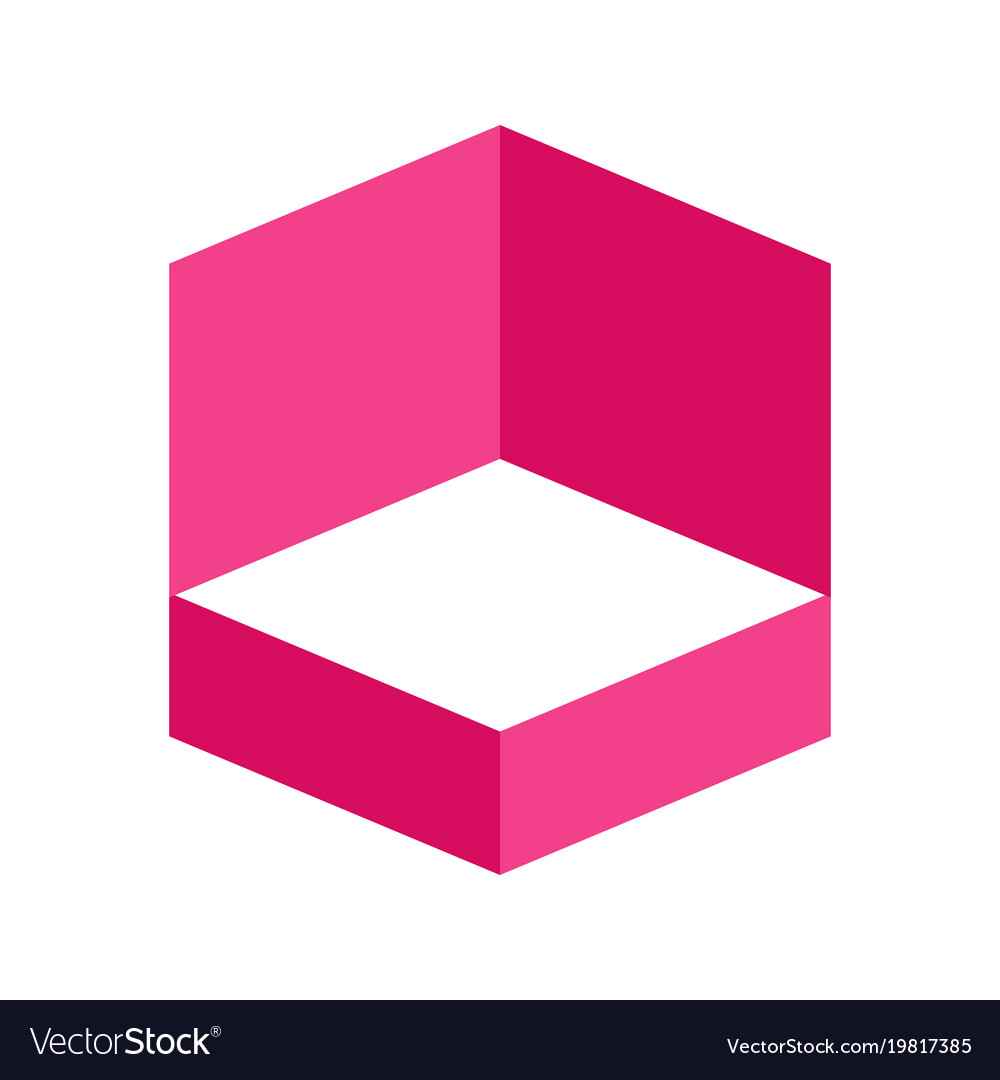 Hexagonal space block symbol design