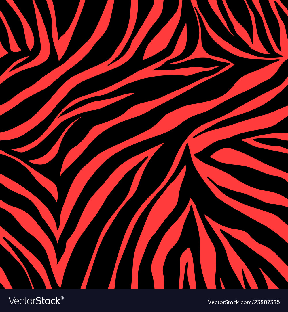 Print zebra ornament seamless pattern vector image Print zebra ornament seamless pattern