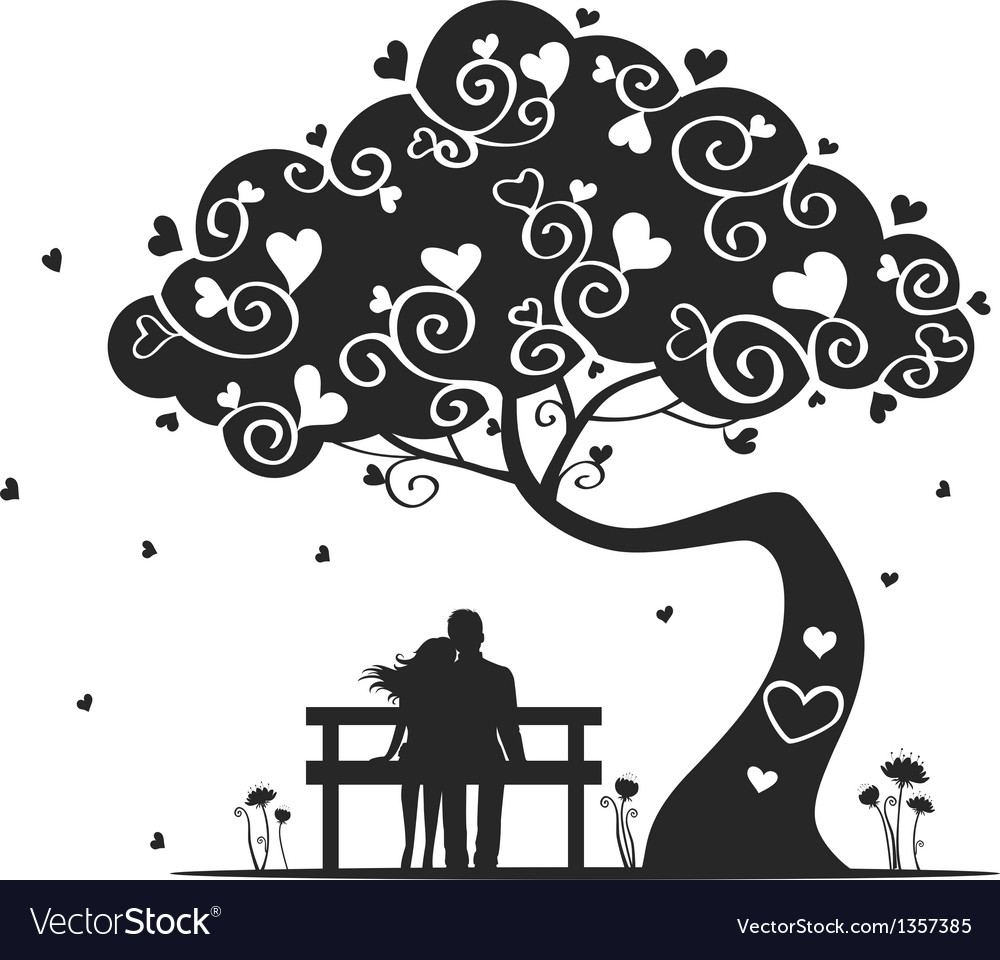 Download Tree love Royalty Free Vector Image - VectorStock