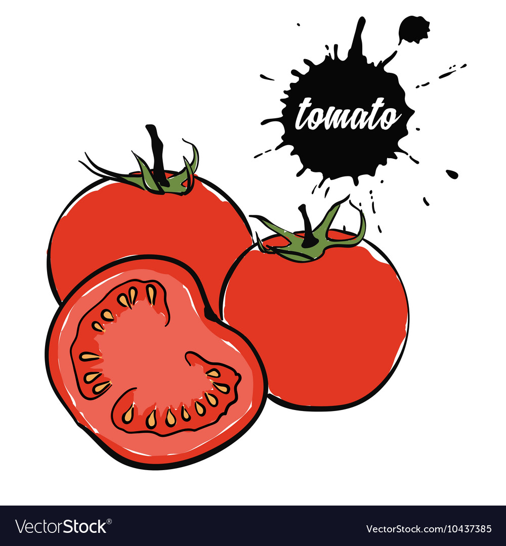 Vegetables red tomato